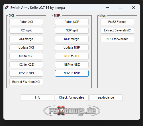 Convert NSZ TO NSP or XCI TO NSP